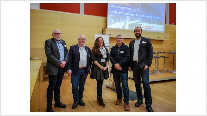 Gerd Panitzki, Peer Hansen, Tine Möhlmann, Günter Möhlmann und Sven Engler